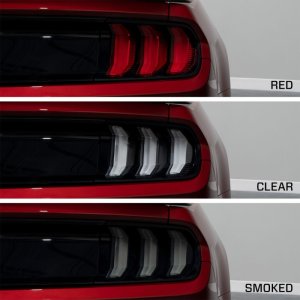 Ford Mustang Tail Lights - Rear - FORM Lighting - Sequential LED - Clear - `15-`23